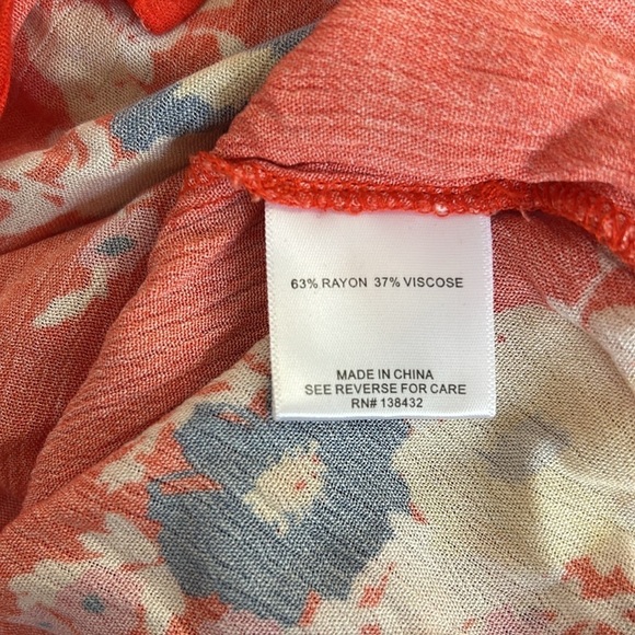 Mod Cloth Floral Crop Top | SIZE XS - Picture 7 of 8